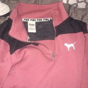 victoria’s secret half zip